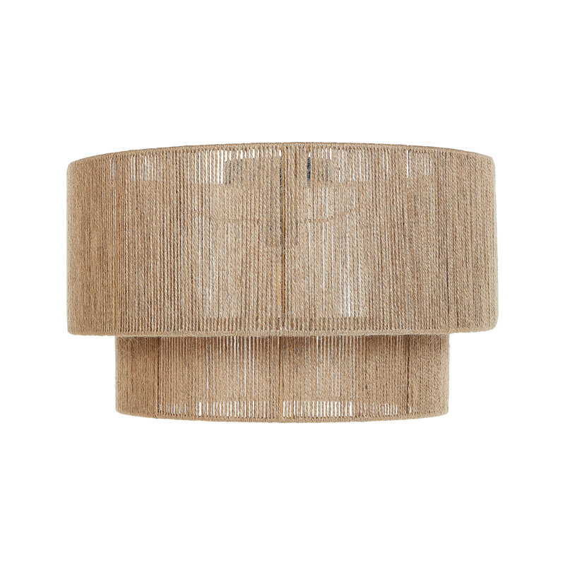 Atzhiry Wicker Flush Mount
