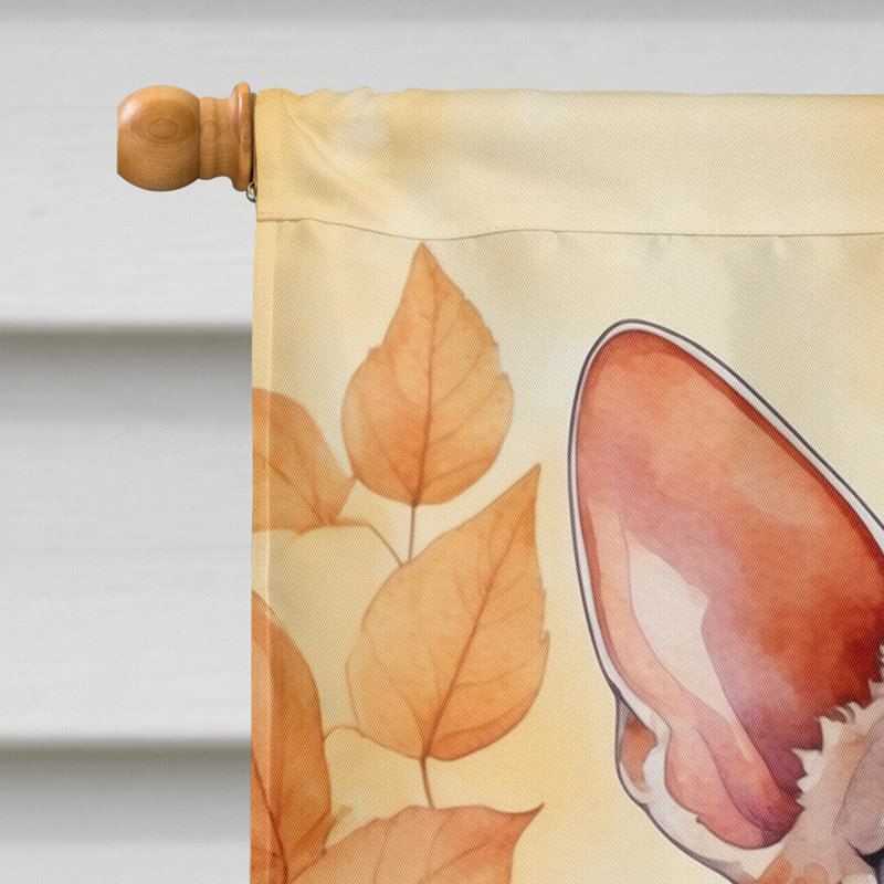 Chat en feuilles d'automne, Devon Rex
