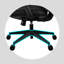 Chaise de bureau ergonomique en filet Liora avec appui-tête réglable, soutien lombaire et dossier respirant
