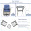 Chaise berçante d'extérieur en osier Dodington-88366731-88366729