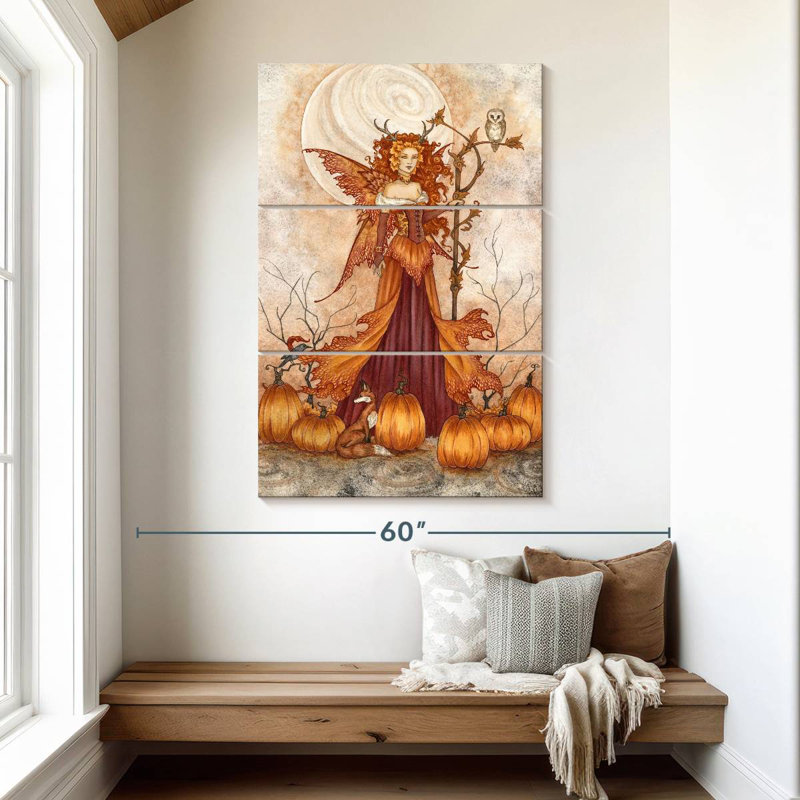 Kelan Pumpkin Queen, 50" H x 32" W