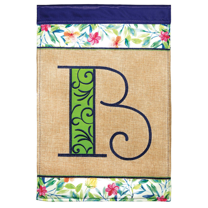 Drapeau de jardin en polyester 2 pi 1 pi 6 po x 1 pi Bitner
