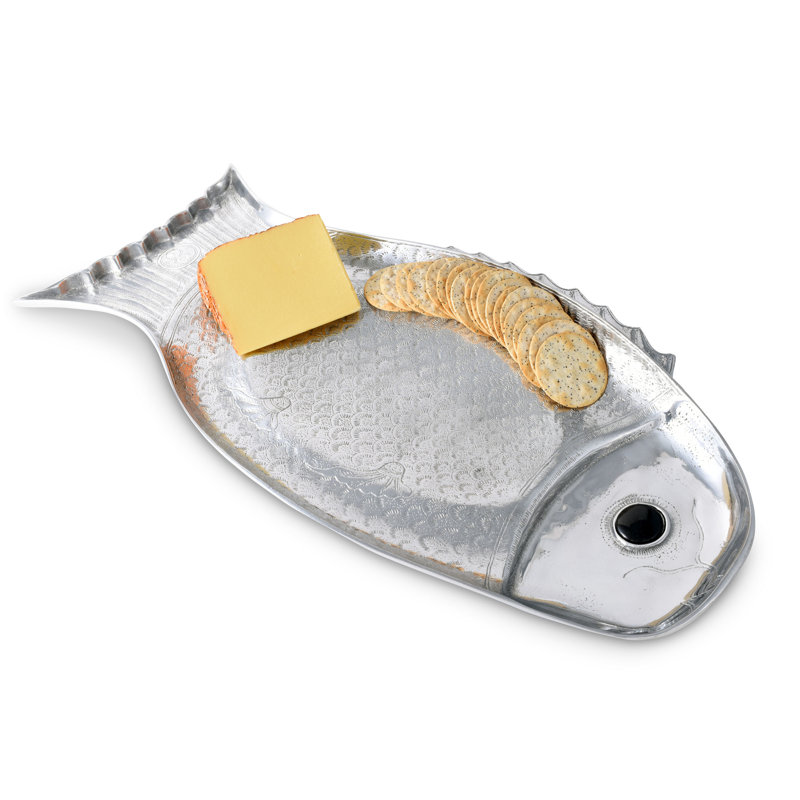 Arthur Court Designs Coastal Aluminum Platter