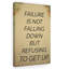 Failure Is Not Falling Down - Wrapped Canvas Print-887707683