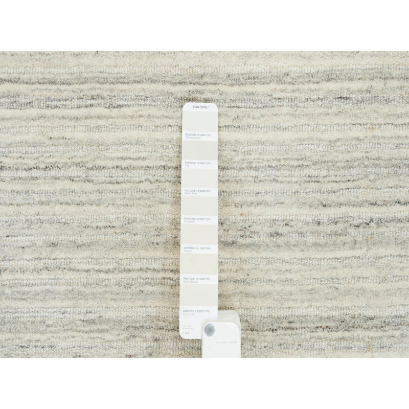 Tapis ivoire en laine naturel tissé à la main 6 pi 1 po x 9 pi 7366A4C3A401409D815408578679EE5A