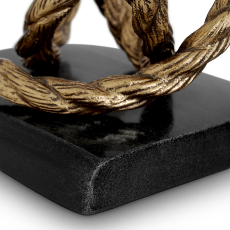 Bookend Corwyn Antique Brass Finish