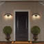 Crystopher Black Integrated LED Outdoor Wall Light Warm Light-900134214