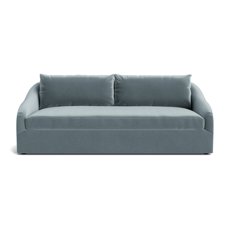 Laurel 90 Sofa, Performance Velvet - Harbor