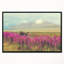 «Purple Flowers and Distant Mountains», reproduction de photo sur toile tendue encadrée-26688874-73933630