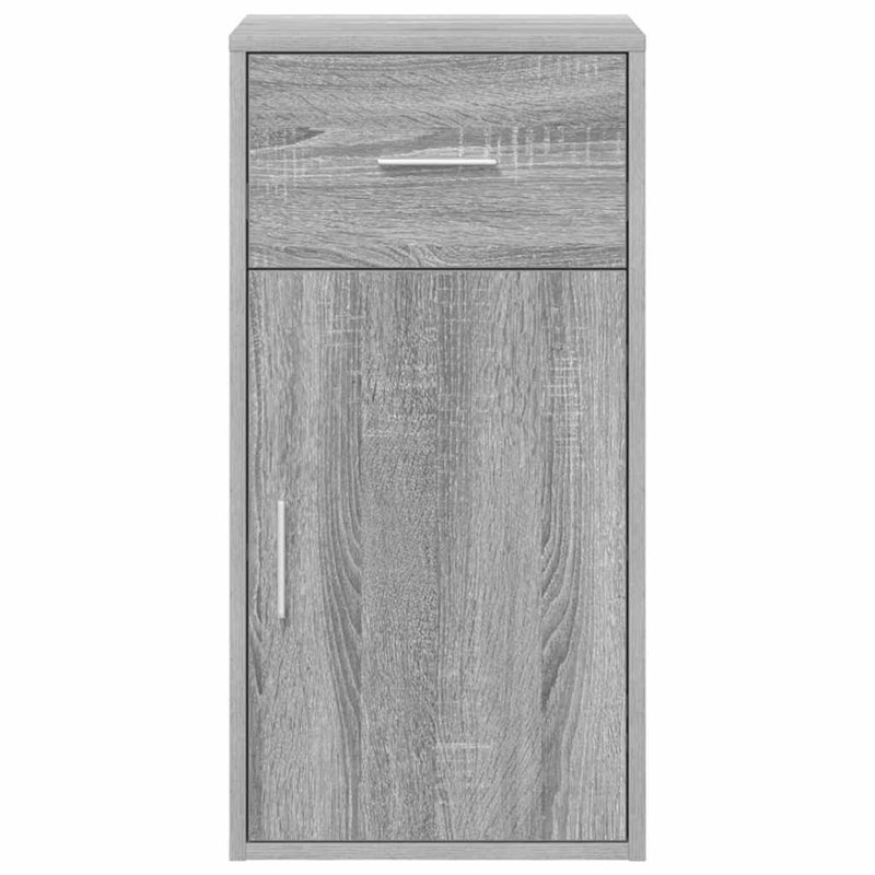 Sideboard 38 X 34.5 X 75 Cm Engineered Wood, Grey Sonoma