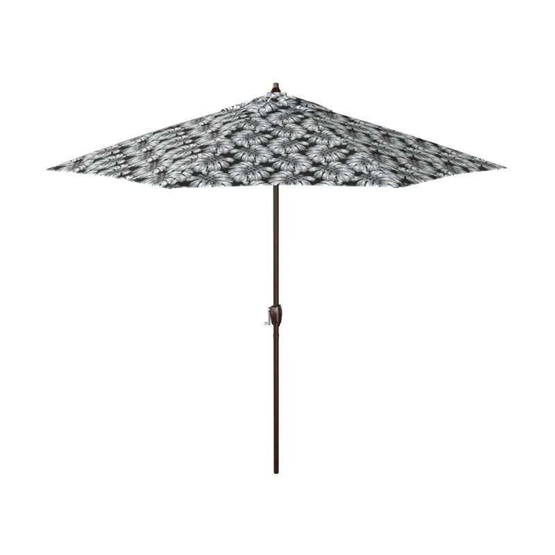 Parasol de marché 9 pi Bosley, Palmier graphite - Pacifica Premium
