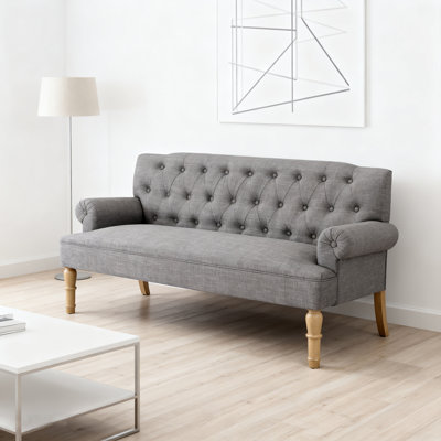 Loveseat Sofas for Living Room in a Box Sofa Para Sala , Linen