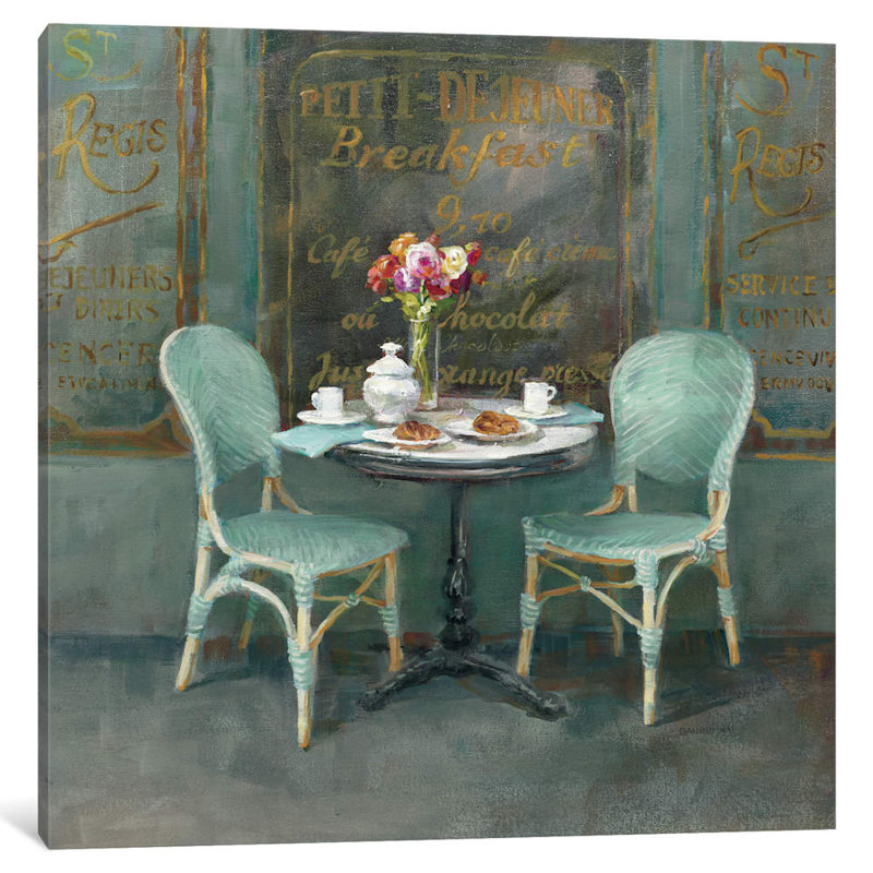 Joy Of Paris II by Danhui Nai - Print on Canvas, No Frame, 30.48 cm H x 30.48 cm W