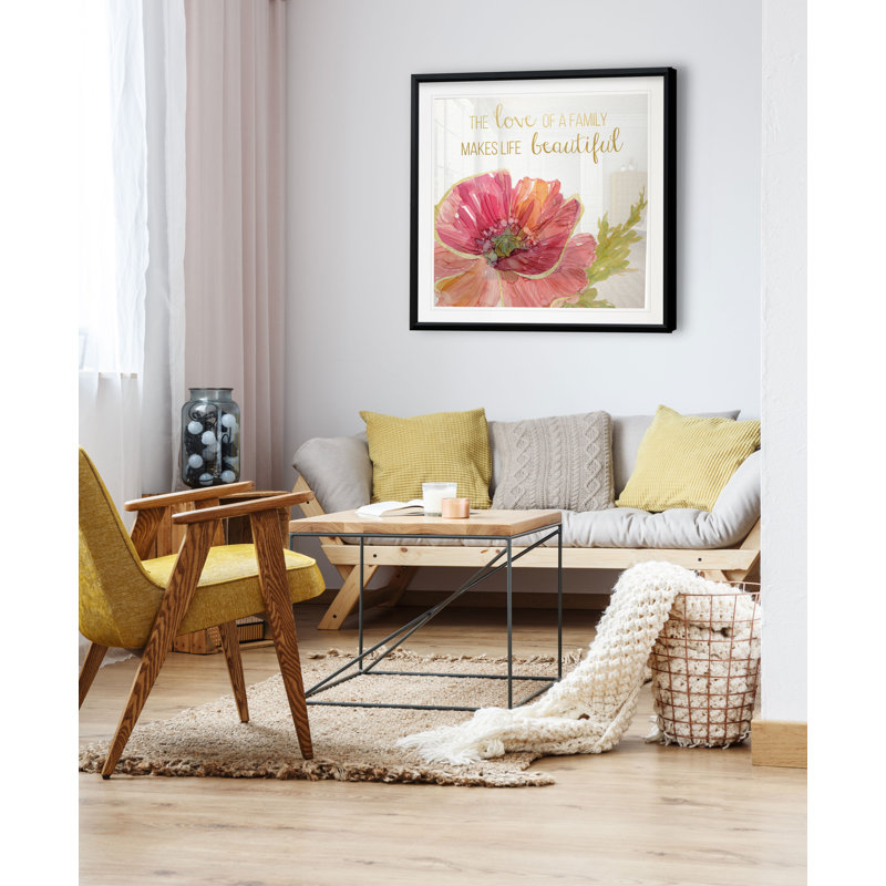 « magnifique love », impression sur toile, H 30,5 po x l 30,5 po x P 1,5 po, Cadre plastique noir