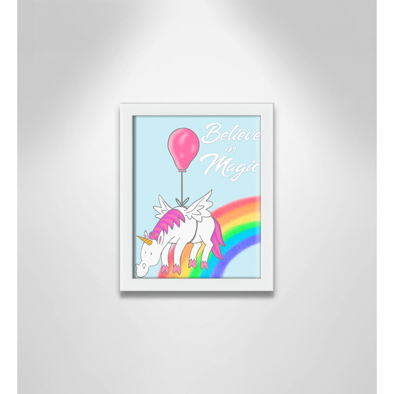 Believe in Magic 1, impression sur papier, 10" H x 8" W x 1.18" D, Encadré de boîte blanc