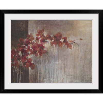 «Anjrue Crimson Flora» par Terri Burris, reproduction d'art