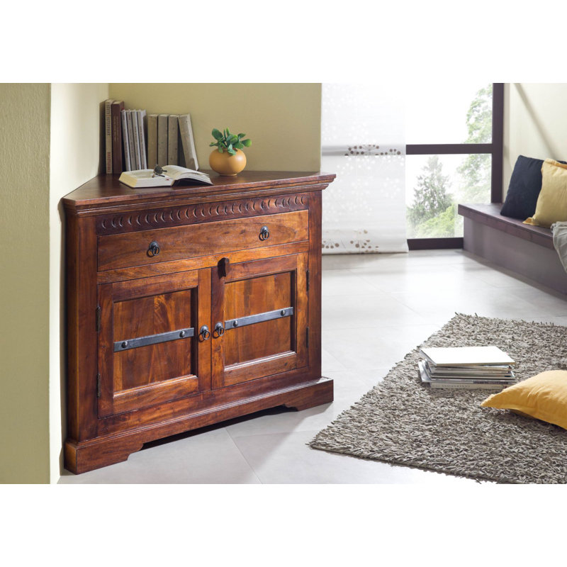 Oxford Solid Wood 107cm W 1 - Drawer Chest of Drawers, Nougat