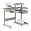 Bureau d'ordinateur complet, gris