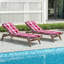  Coussin de patio pour l'extérieur 3 po pour la Saint-Valentin