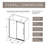 58.5-60" W×72" H Frameless Glass Shower Door, Adjustable Single Sliding Door With 1/4" Thick Tempered Glass, Waterproof Seals, Stainless Steel Hardware, Easy Access Handle, Chrome-125368659