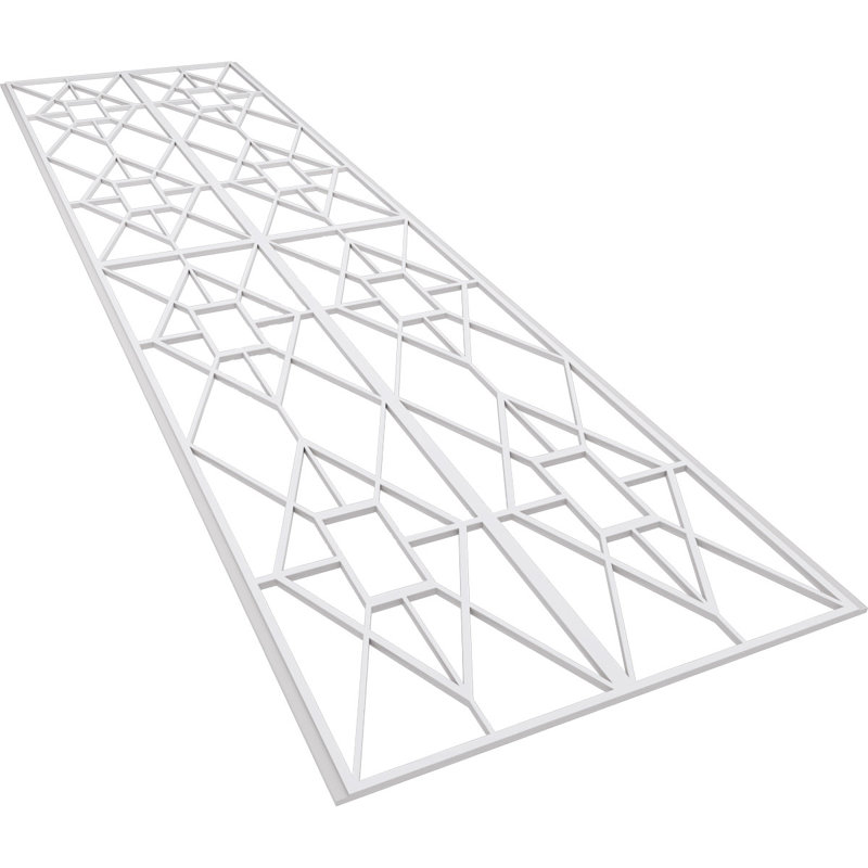24.25'' H x 94.5'' W x 0.38'' D Expanded Cellular PVC Wainscot Panelling