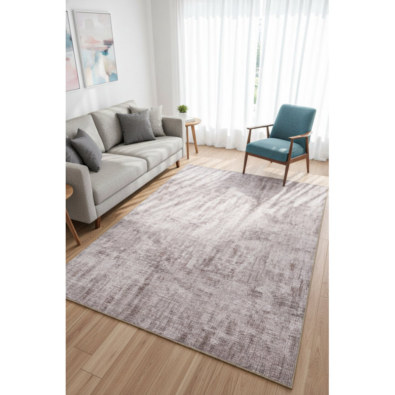 Tapis rayé en vison, Rectangle 8 pi 3 po x 11 pi 6 po