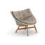 Mbrace Outdoor Teak Lounge Chair-78343789-78343788