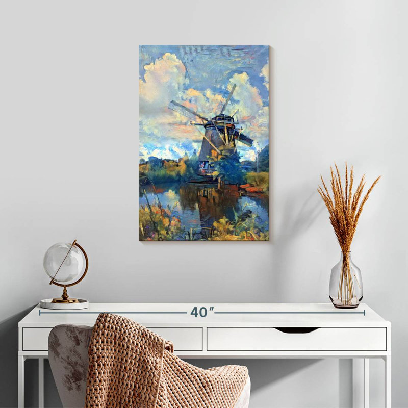 Lilie Amsterdam Windmill, 24" H x 16" W