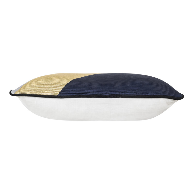 Housse et insert de coussin rectangulaire en velours Sienna