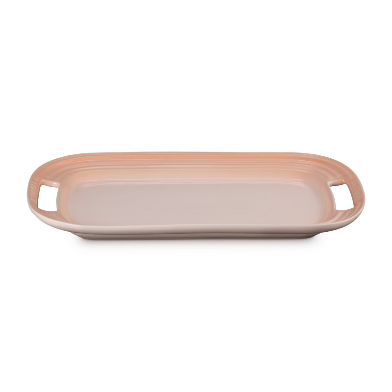 Le Creuset Stoneware Serving Platter, 16.25 In. - Pêche, Peche