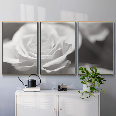 Roseudes IV - Toile encadrée multi-pièces