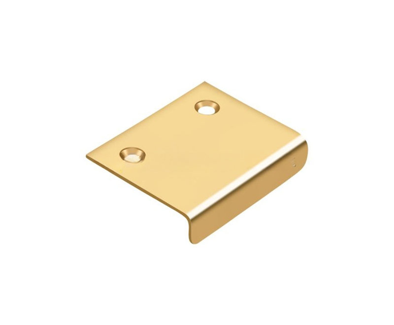 Cup / Bin Pull, Polished Brass