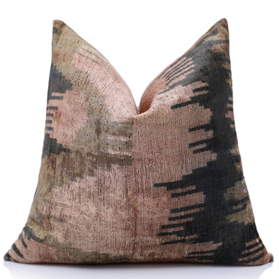 Coussin en velours soyeux The Abstract Landscape