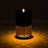 Brown Metal Cutout Outdoor Water Fountain with LED Lights