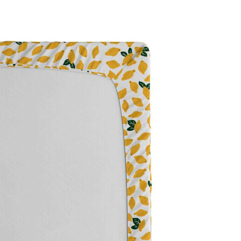 Microfiber Floral Fitted Sheet, Full Fitted Sheet