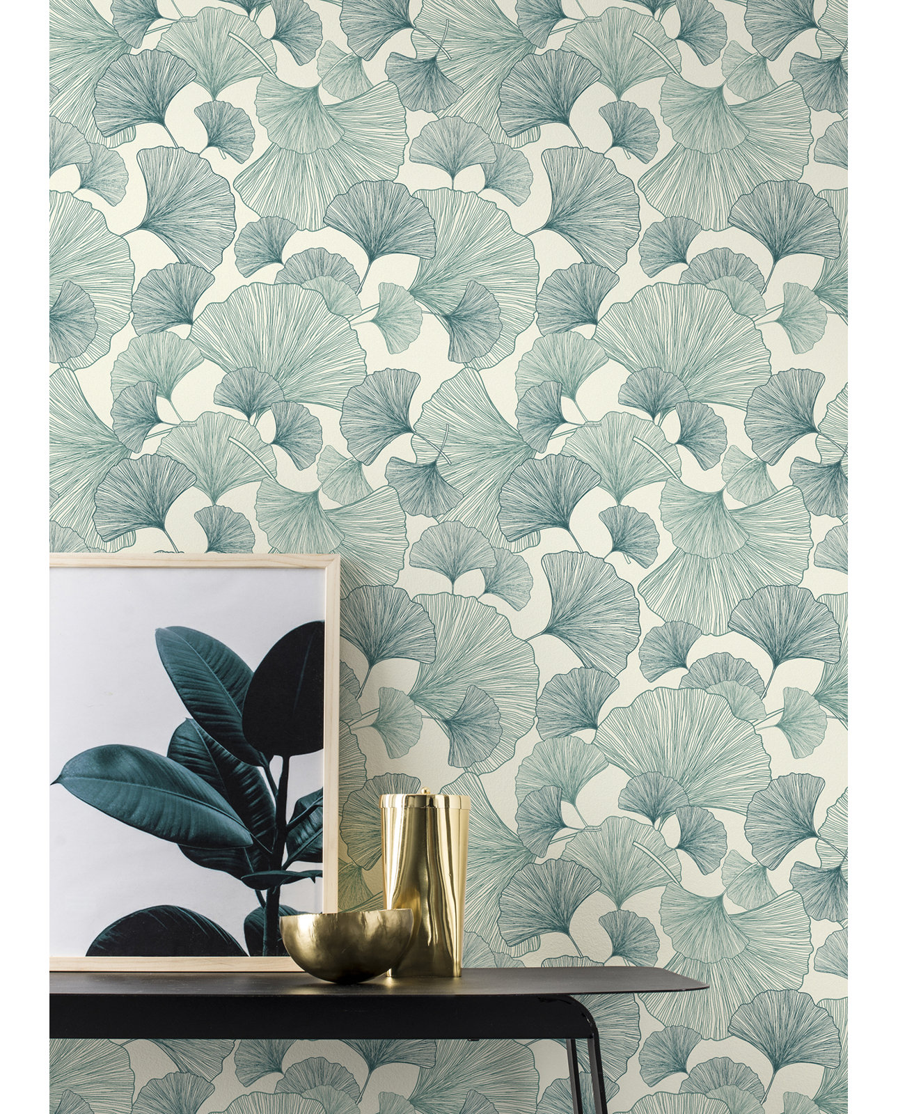 Evia Wallpaper Roll, Blue