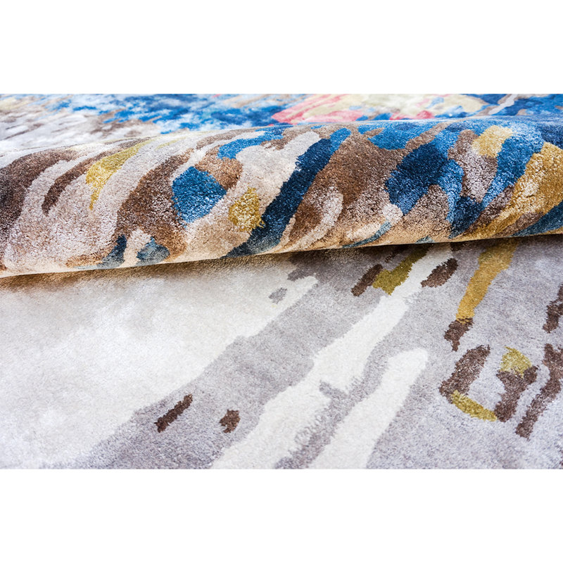 Abstract Area Rug, Rectangle 5' x 8'