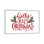 Holly Jolly Christmas - reproduction d'art murale - toile encadrée