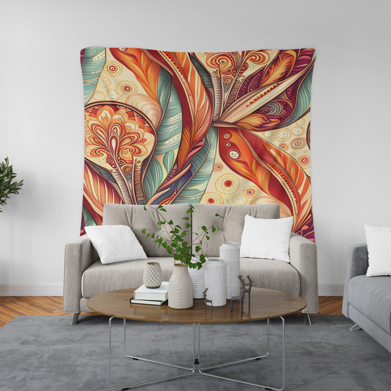 Tapisserie murale, H 60 po x l 51 po