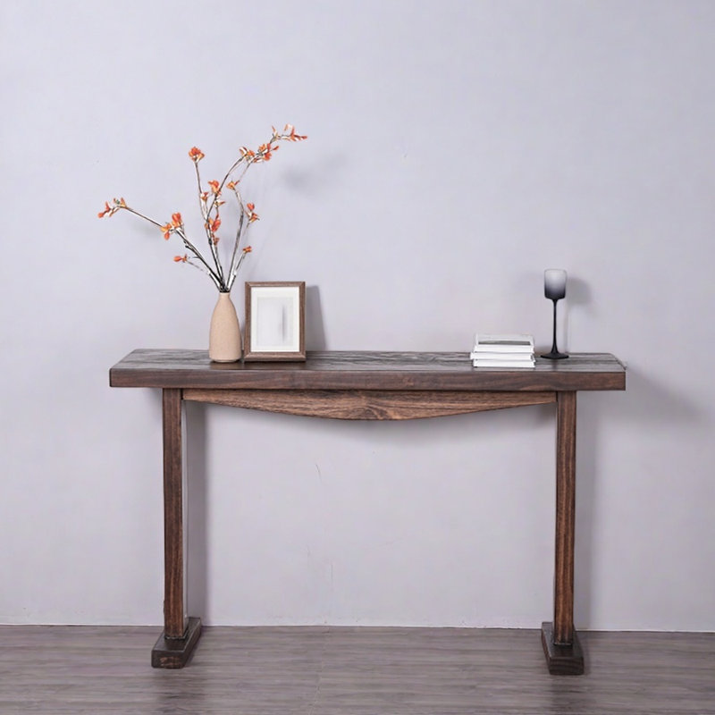 Solid Pine Wood Console Table, 29.5" H x 63" W x 11.8" D