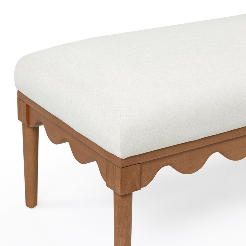 Banc en mohair Oodle, Cream