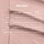 Ensemble de draps 100% rose Tencel Dreamology, très grand lit californien, draps rafraîchissants et respirants, finition douce pêche, poche antidérapante de 15 po de profondeur, comprend un drap plat, un drap-housse et 2 taies d'oreiller, rose-130942465-130942466