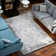Izzie Machine Woven Grey Indoor Rug
