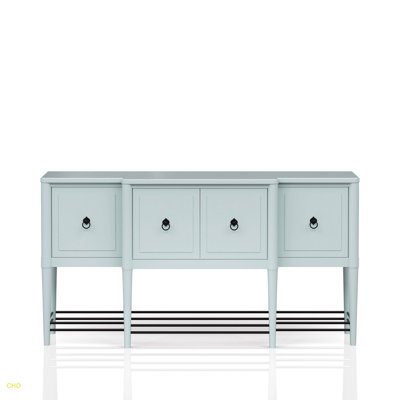 Breakfront Sideboard Ideal For Organizing Dining Rooms, Living Spaces, Or Home Offices
