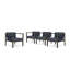 Chaise de patio en teck Adalhard-702370912