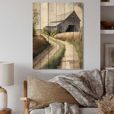 " Charming Barn And Path III "