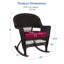 Chaise berçante en osier Raenesha-26994261-21220061