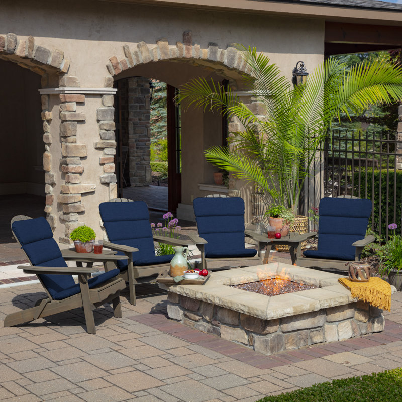 ARDEN Outdoor Lounge Chair 5.75" Cushion, Blue
