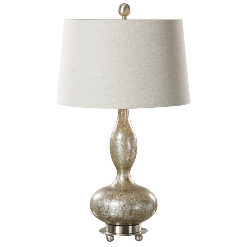 Ensemble de lampe de table 28,25" nickel Pamula