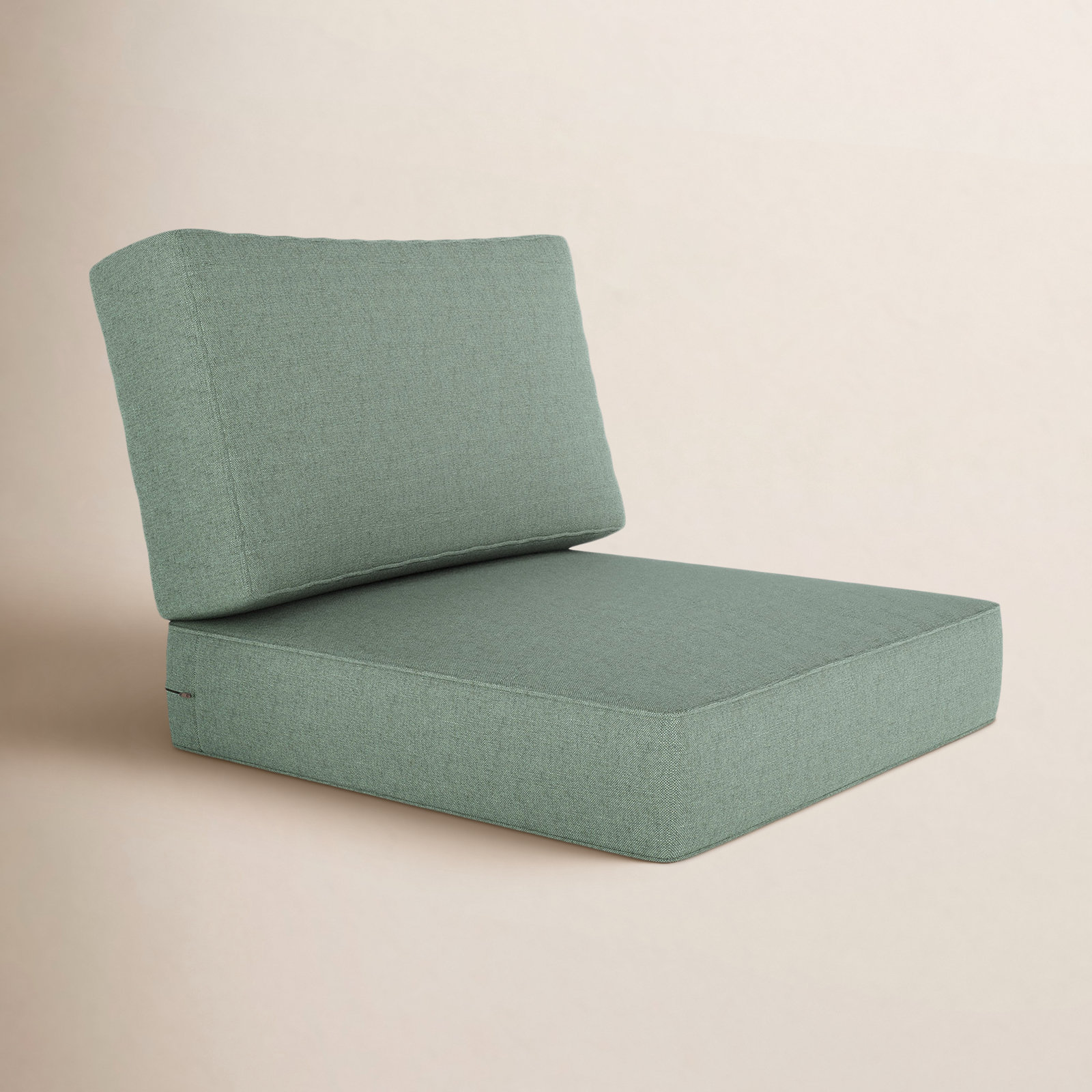 Lani 29" Sunbrella® Seat and Back Cushion, Canvas Spa Sunbrella® Canvas